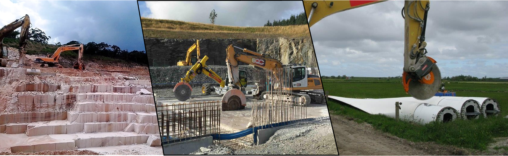 The power & torque for big blades, fast cutting <p>High-performance rock and concrete saws For excavators 7 - 70 tonnes</p>
<ul>
<li>With high flow and pressure ratings</li>
<li> use all of the available power from your excavator</li>
<li> maximise cutting speed and depth</li>
<li> saws are suitable for use on a wide range of excavators and blade sizes</li>
</ul>